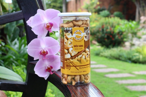 Điều vàng rang muối - Hũ 500g title=